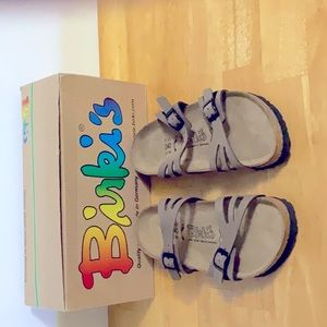 Birkis women’s sandal “Moorea Soft” size 37 US 6, moccasin finished